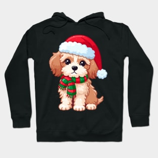 Maltipoo xmas dog Hoodie